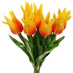 Цветы искусственные «Natur» 37см Тюльпаны 7шт желтые