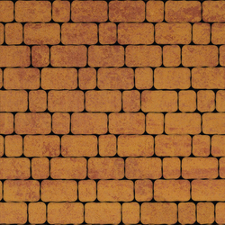 Тротуарная плитка Арена - Листопад гладкий Каир, комплект из 2 видов плит