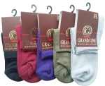 Носки женские тёплые GRAND LINE (ЖТ-65, внутренний махровый след), ассорти, р. 23*