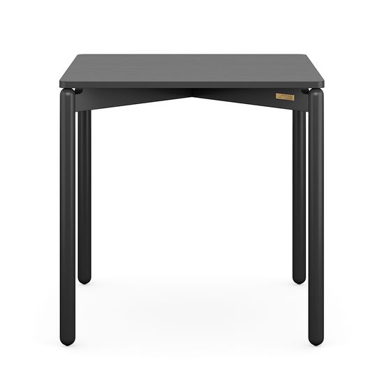 Стол обеденный saga, 75х75 см, темно-серый