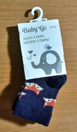 Набор носков для ребёнка, 3 пары, хлопок, размеры 9/10, 11/12, 13/14, разноцветные