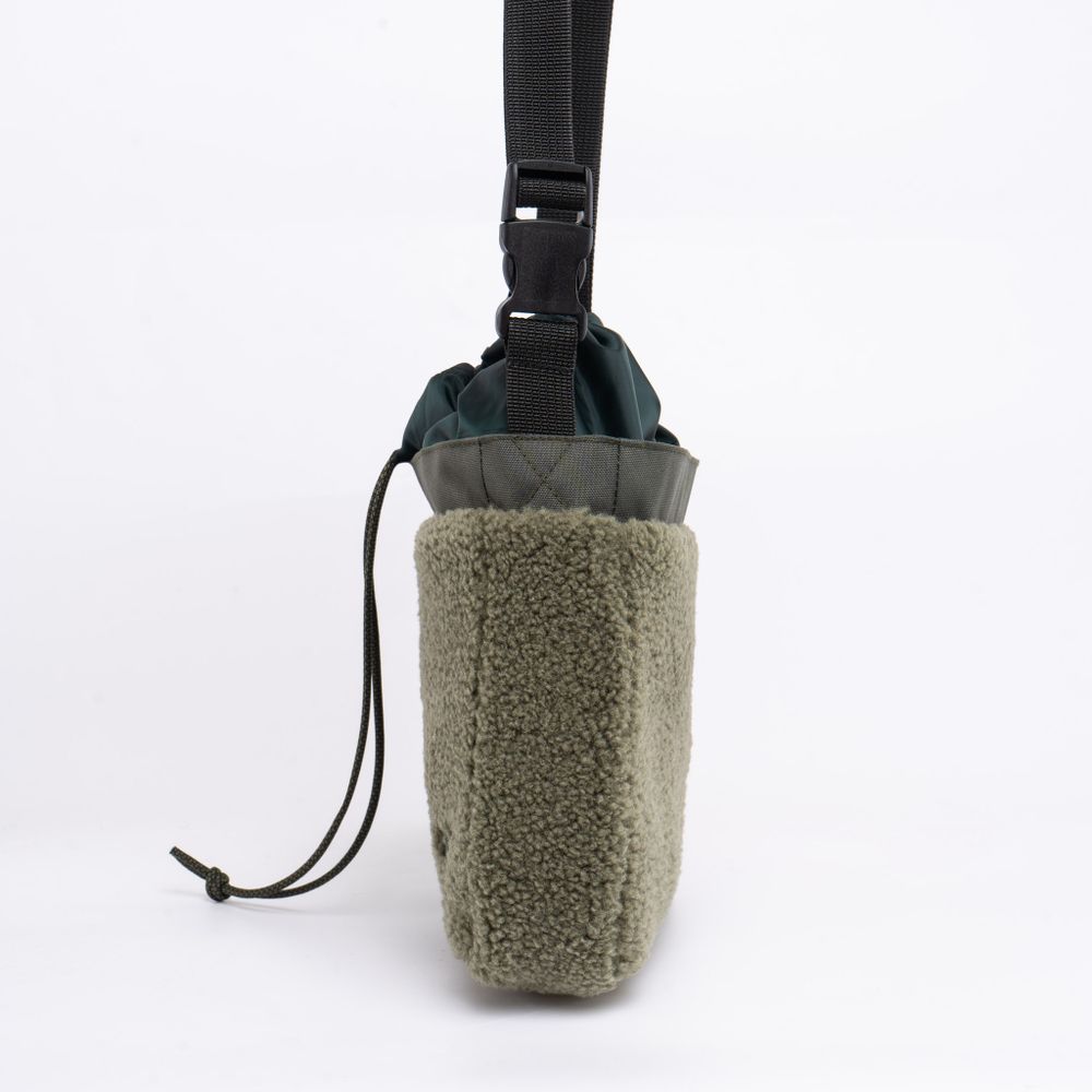 Сумка Якорь Сборка-мини 24 зеленая шерпа / зеленый нейлон