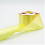 Лента Атласная 5см х 28м Полиэстер класс А (Желтый)