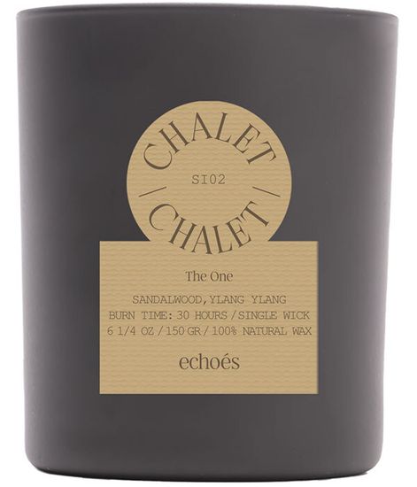 Chalet, свеча The ONE collection, Echoes
