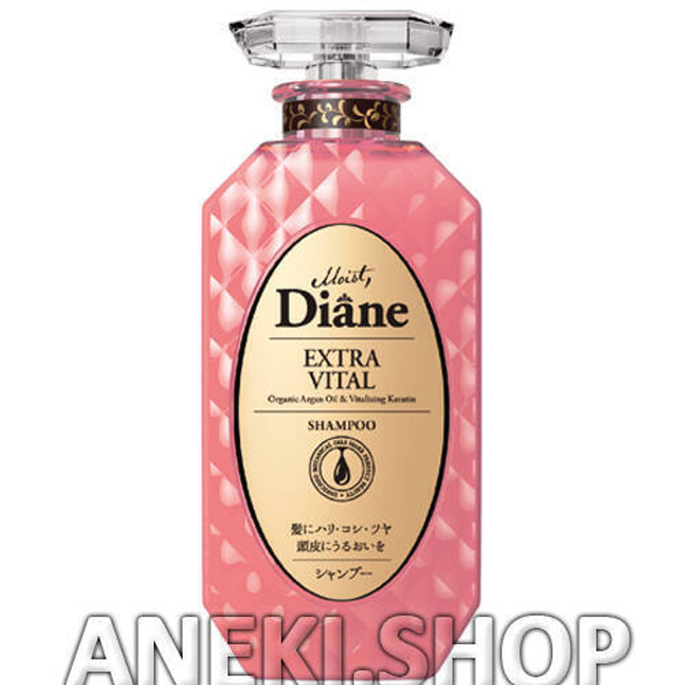 Шампунь с кератином и аргановым маслом "Уход за кожей головы" 450 мл Extra Vital Moist Diane Perfect Beauty