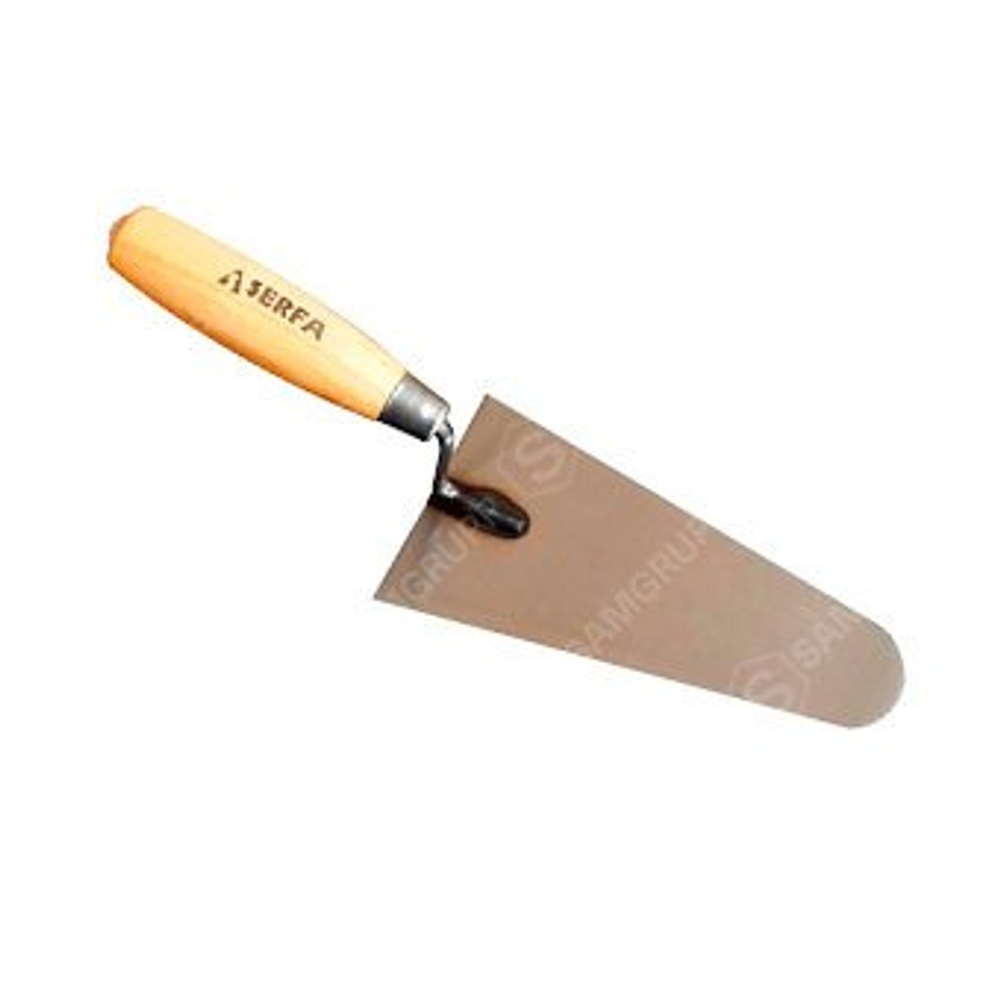 Мастерок штукатурный с деревянной ручкой 26 см Kitan 606