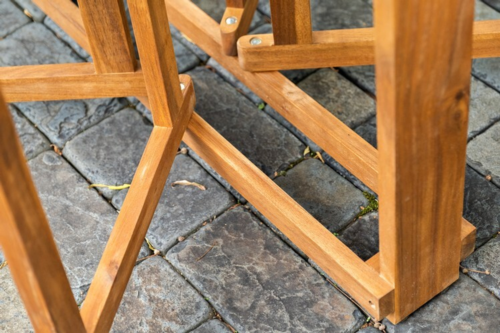 Стол из акации KARO овальный складной