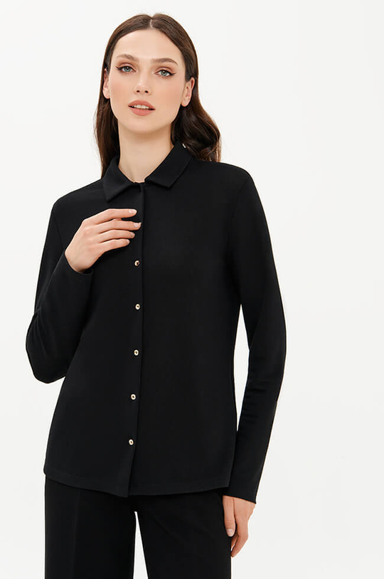 23389 Блузка женская (черный)