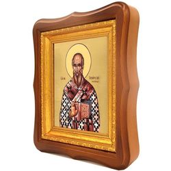 Аверкий Иерапольский, равноапостольный епископ. Икона на холсте.