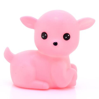 Ночник Олененок 13см 4 цвета микс кор