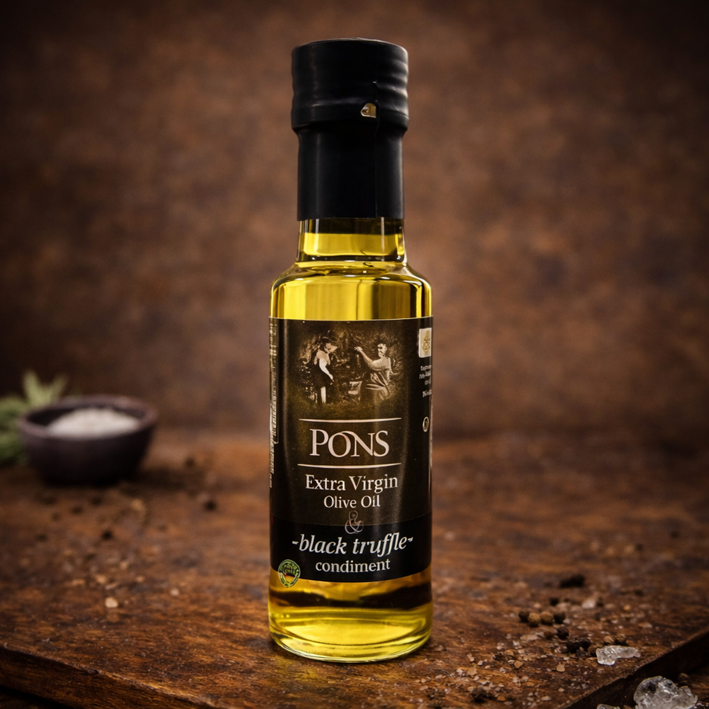 Оливковое масло с чёрным трюфелем PONS, 125 мл