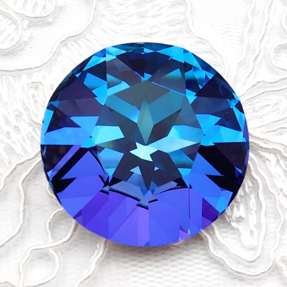 Swarovski 1201 Round FS, Aquamarine Vitrail Light F
