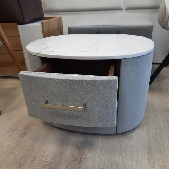 Прикроватная тумбочка Ista, серая