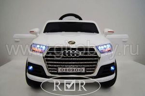 Детский электромобиль River Toys AUDI O009OO VIP белый