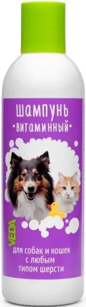 Веда шампунь витаминный для собак и кошек