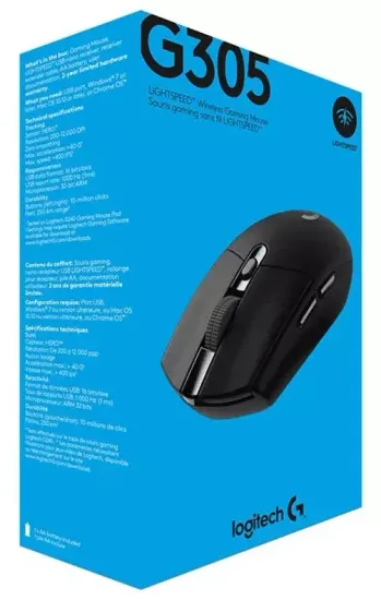 Игровая мышь Logitech G305, чёрный