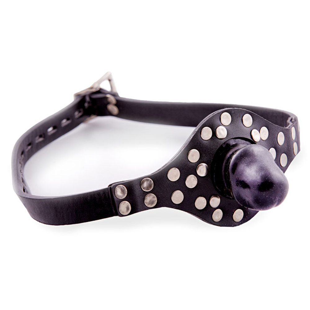 Кляп с фаллоимитатором Strap-on Cockgag Black (Цвет: черный)