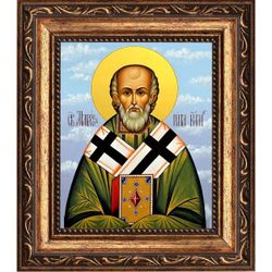 Маркелл Римский, папа Римский священномученик. Икона на холсте.