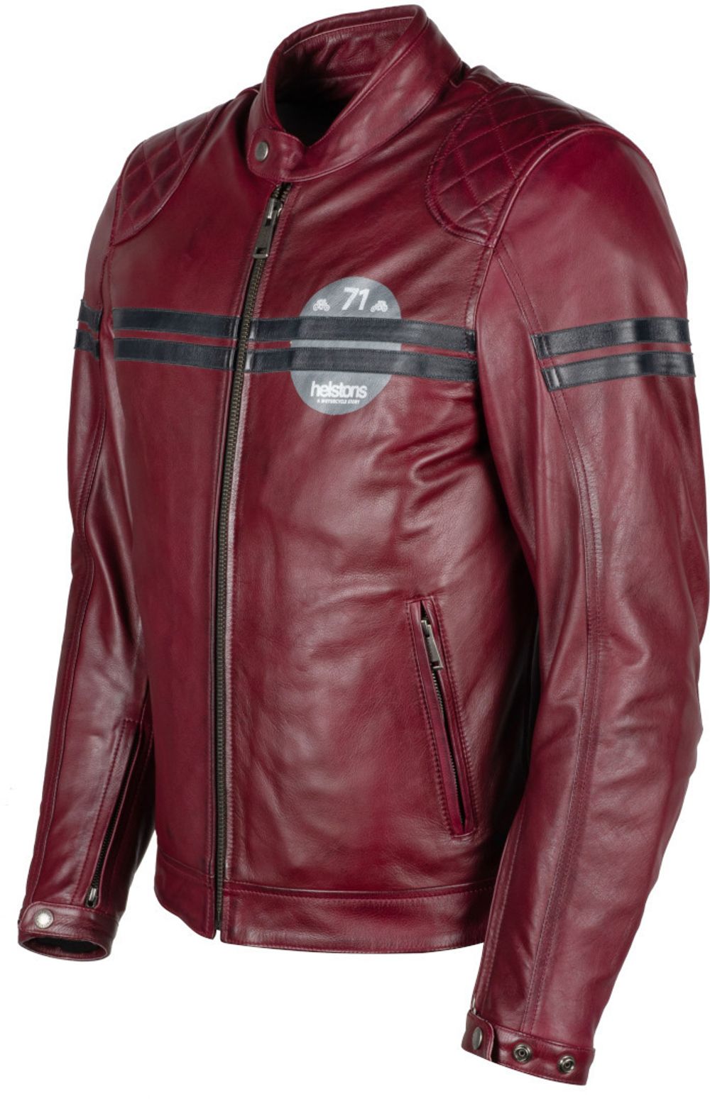 Blouson Chevy Cuir Buffalo / Бордовый