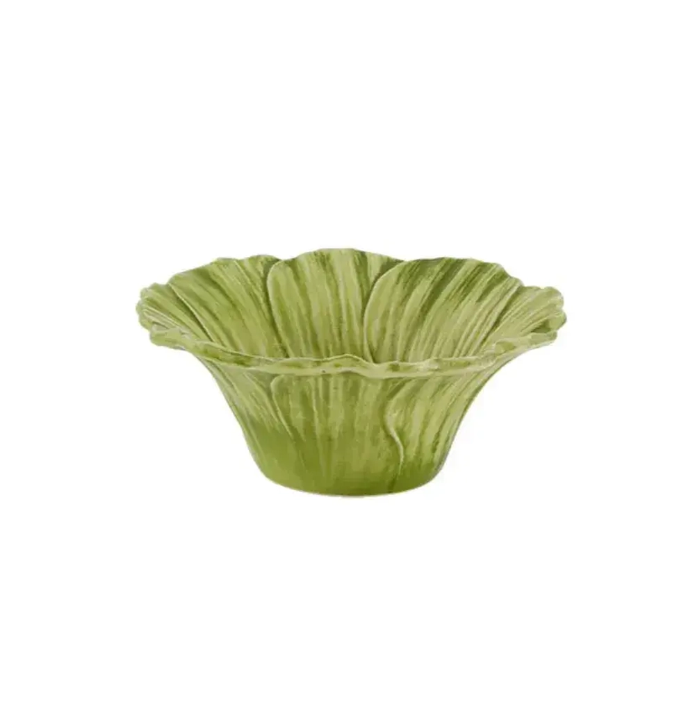 Чаша Bordallo Pinheiro Maria Flor салатовая (16 см)