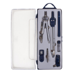 Готовальня 7 предм: циркуль мет,грифели, кронцирк,рейсфед,насадка под каранд.