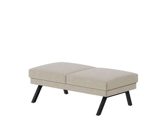 Алдо Банкетка двухместная ALD-04 Сан 03/Металл Черный 1430*680*470