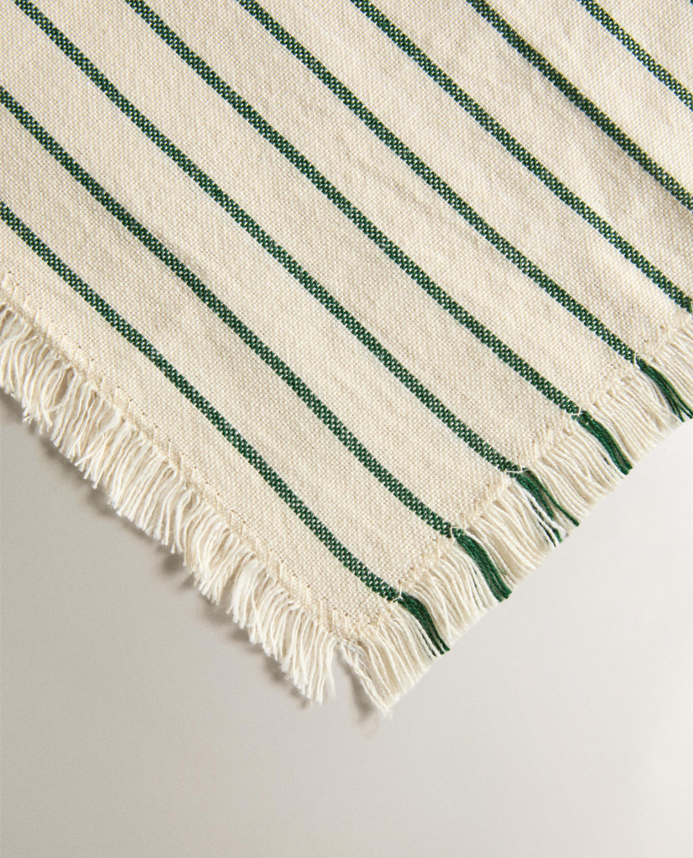 Zara Home столовая салфетка из хлопка, узор в полоску, 45 45 см (комплект 2 шт.) · 3219/022