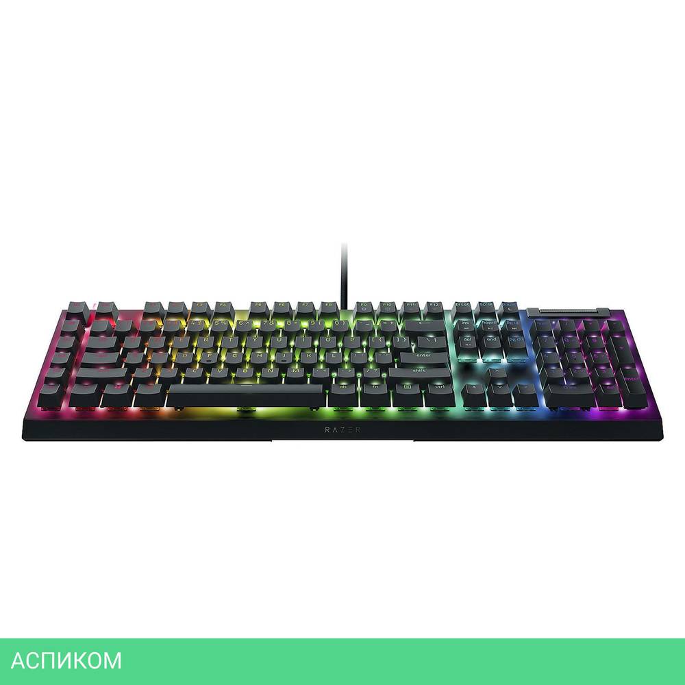 Клавиатура Razer BlackWidow V4 X Green Switch (RZ03-04700800-R3R1)