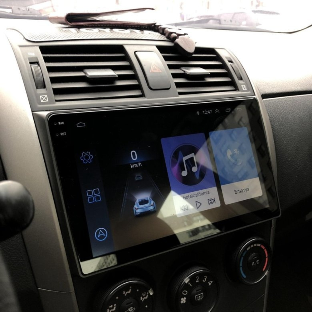 Магнитола для Toyota Corolla 150 2006-2013 (рамка тип 1) - FarCar XXL063M монитор 9.5" 2K QLED на Android 14, TS20, 8+256Гб, CarPlay, 4G SIM-слот