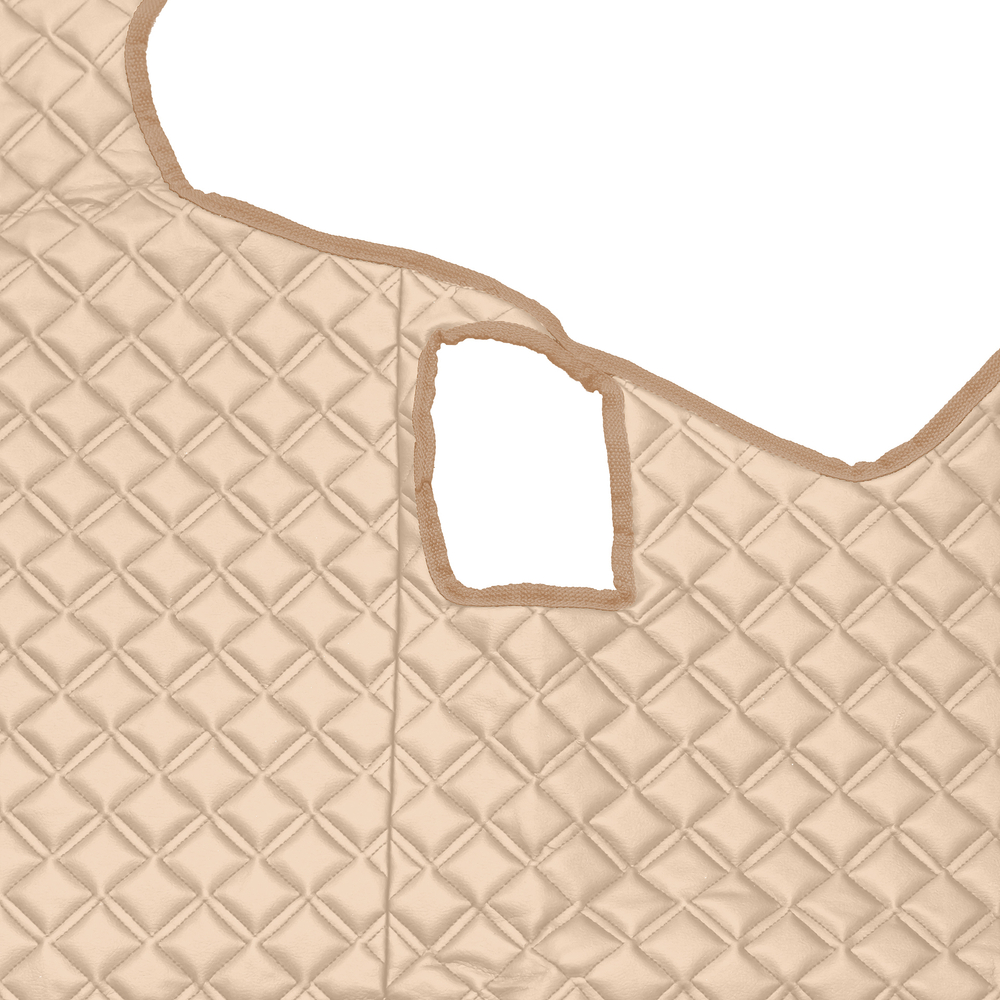 Ковры SCANIA 5 серии Р (автомат) (экокожа, бежевый, бежевый кант, коричневая вышивка)