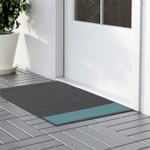 Придверный коврик IKEA HALSTED (ХОЛСТЕД), Серый / Синий, 70х100 см