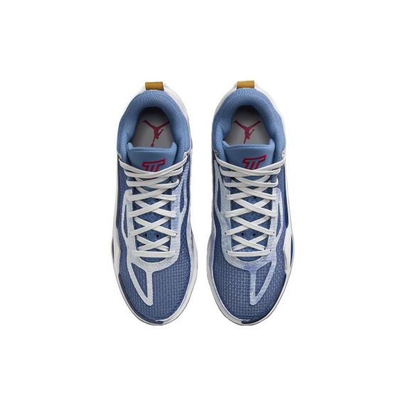 Джордан Tatum 1 Баскетбольные кроссовки MID Топ Сине-белый Мужские