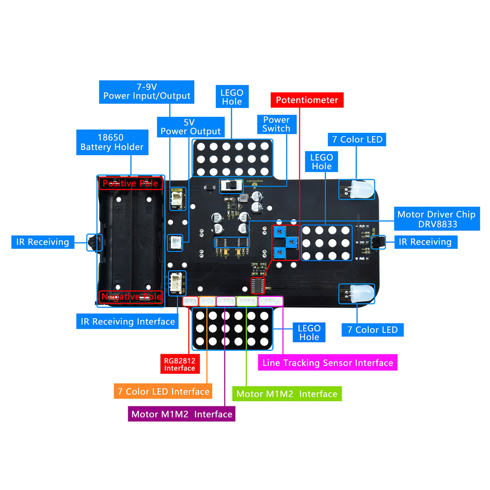 4WD Mecanum Робот для Arduino «сделай сам» включая 12 проектов программирования