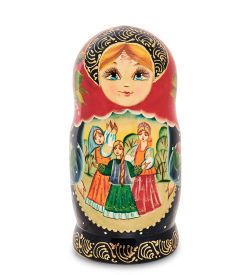 Народные промыслы МР-25/ 17 Матрешка 5м «Три девицы»