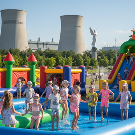 Батут купить в Сосновом Бору – Надувные аттракционы БатутМастер