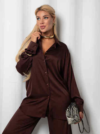 Рубашка Рич (горький шоколад)