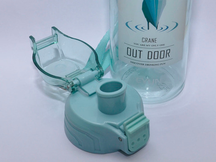 Бутылка для воды. Материал: пластик, силикон. Объём 750 ml. YY-616