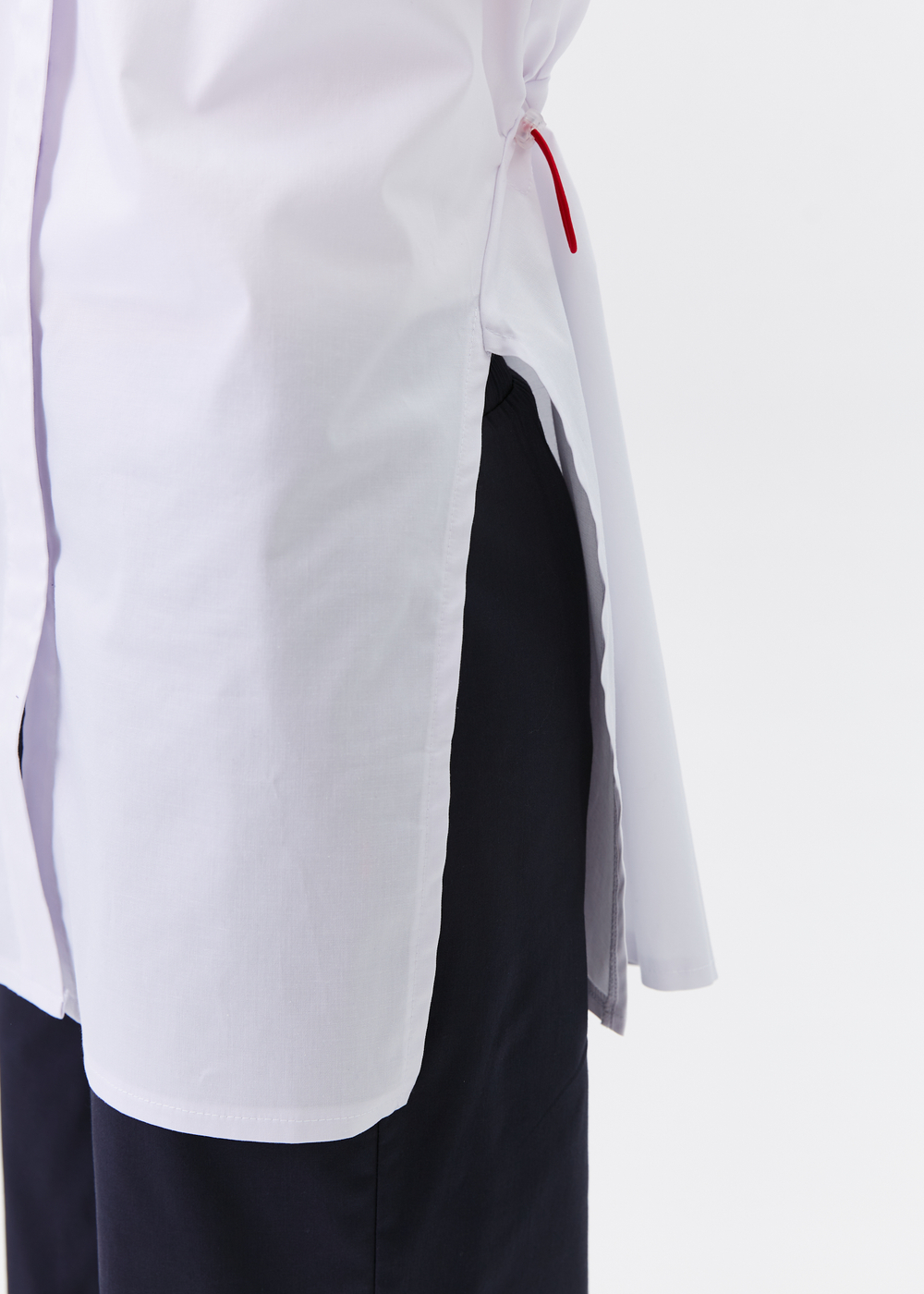 Топ медицинский женский Сартори, белый хлопок