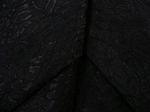 Ткань Кружево на трикотаж.меху черное арт. 327066