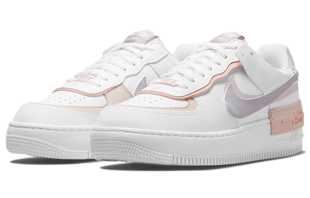 Nike Air Force 1 Low Shadow "Amethyst Ash" wear-resistant non-slip low-top sneakers women's white pink purple