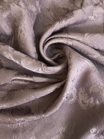 Плательная вискоза, розовый темный, жаккард цветы C3