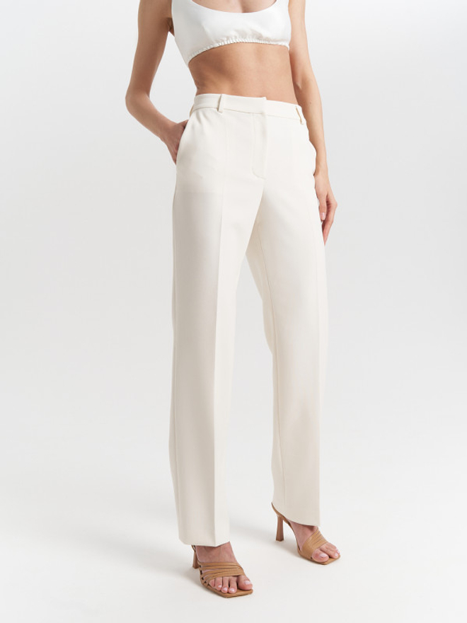 Брюки прямые со стрелками