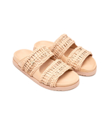 Кожаные шлепанцы Patrizia Pepe - бежевый(2X0092 L109)