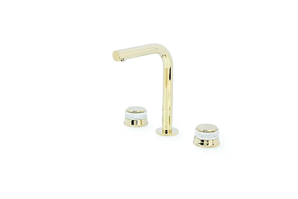 Смеситель для раковины Boheme AURA 152-G-A золото