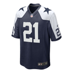 Футболка Dallas Cowboys #21 Deion Sanders Player Nike Alternate Game Jersey Black