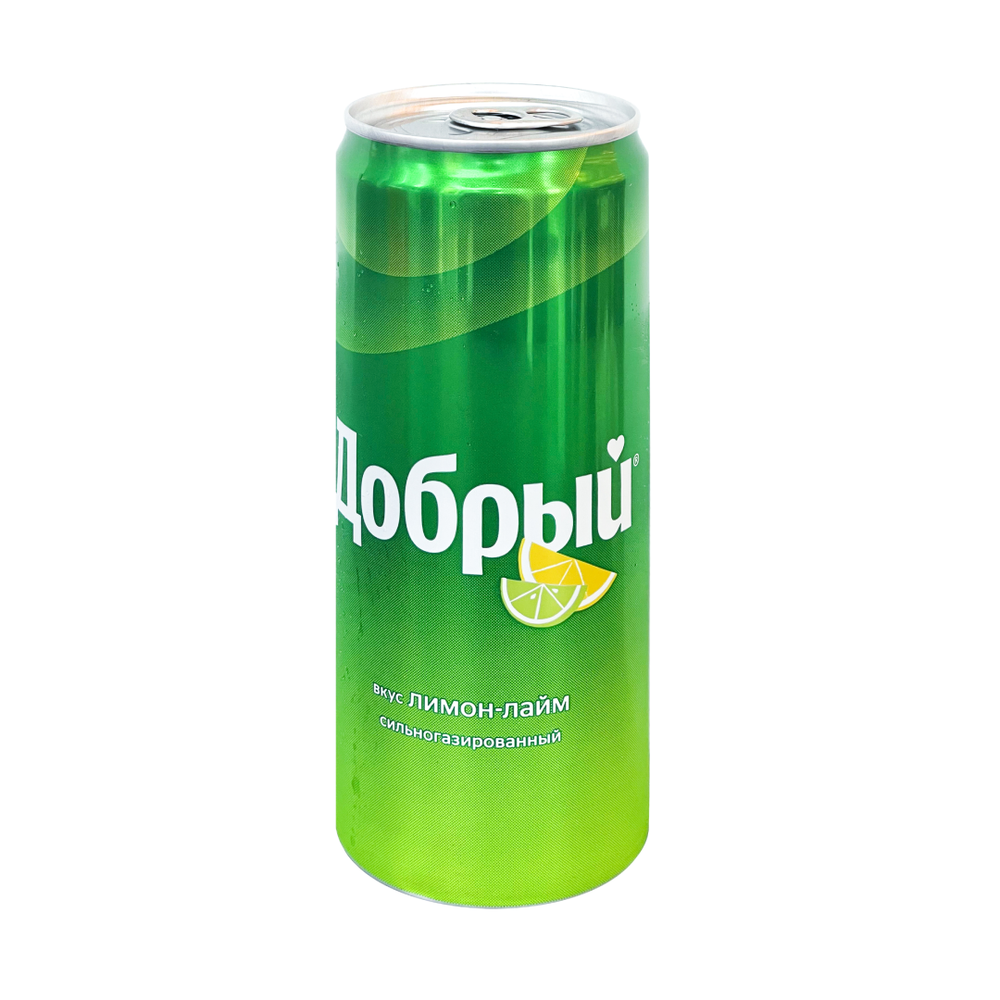 Сок Добрый Лимон лайм, 0.33л ж/б