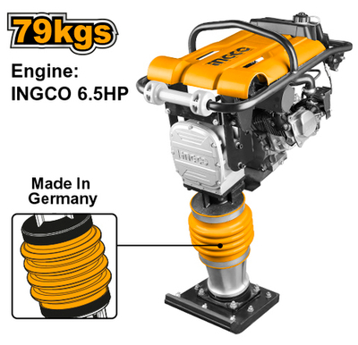 Вибротрамбовка 4,8 кВт 6,5 л.с INGCO GRT75-2 INDUSTRIAL
