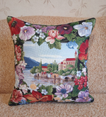 Декоративный гобеленовый чехол для интерьерной подушки Мечта 38*38