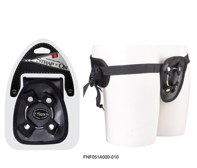 Чёрные трусики для страпона Strap-On (Цвет: черный)