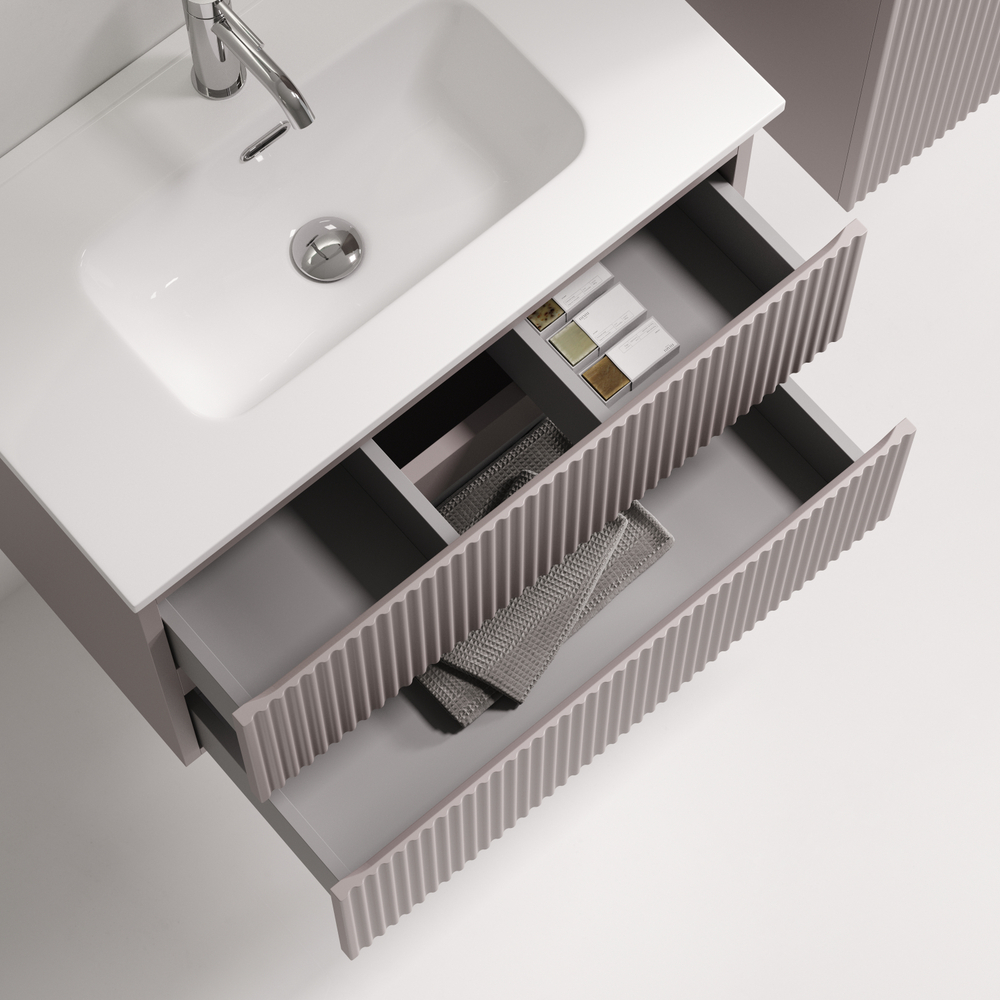 Тумба подвесная Sancos Snob R 690х390х500, Doha Soft, SNR70/39SM